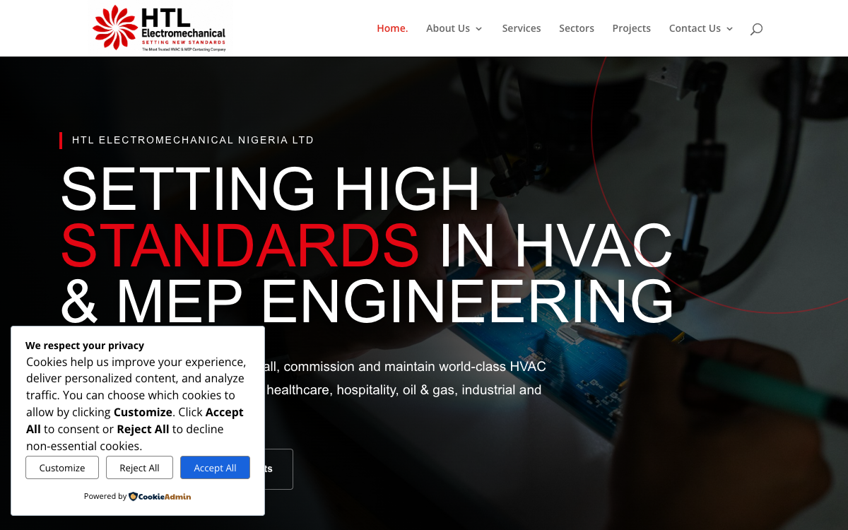 HTL Electromechanical website