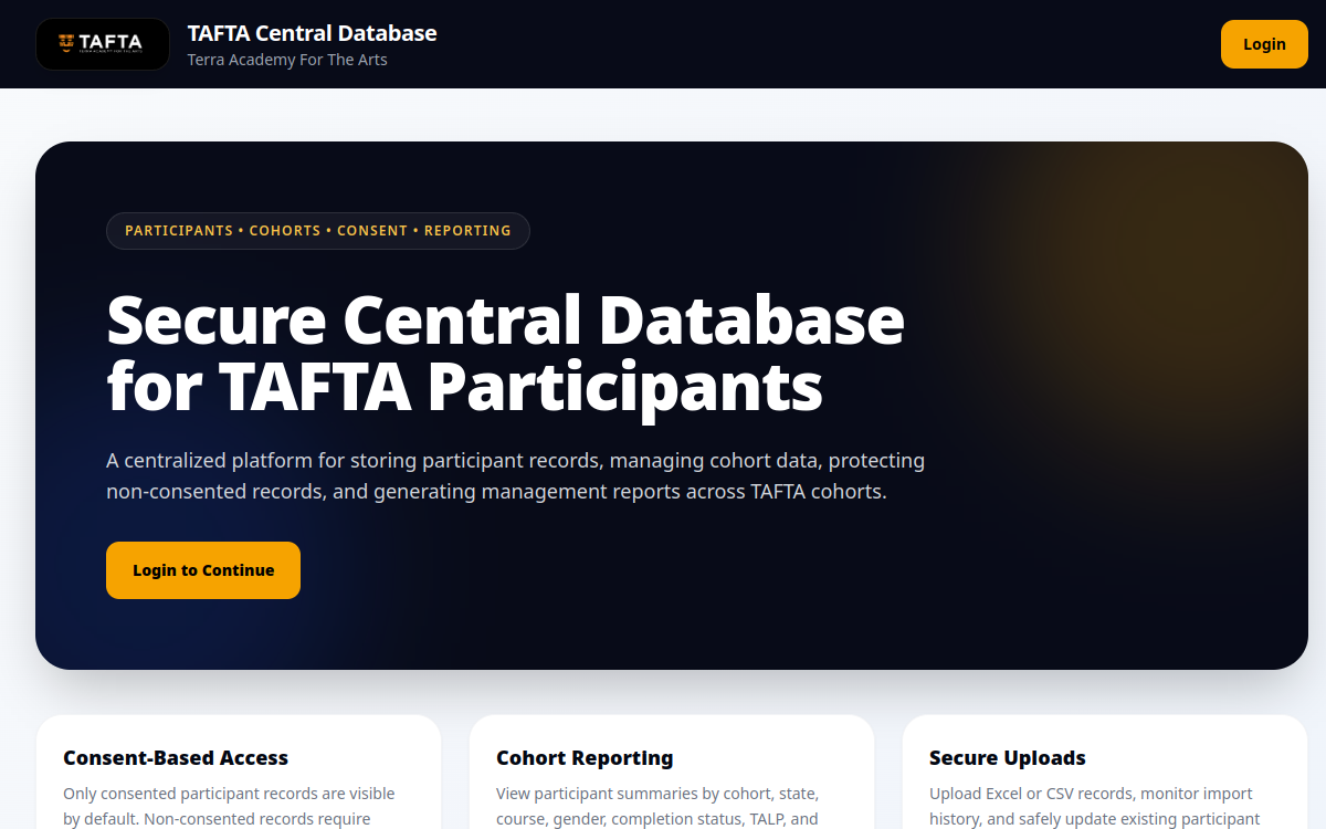 TAFTA Central Database