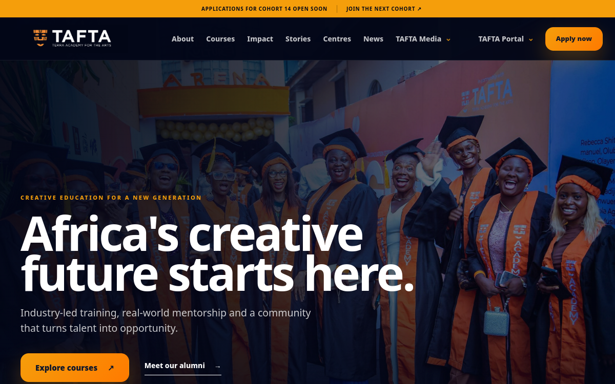 Terra Academy for the Arts website