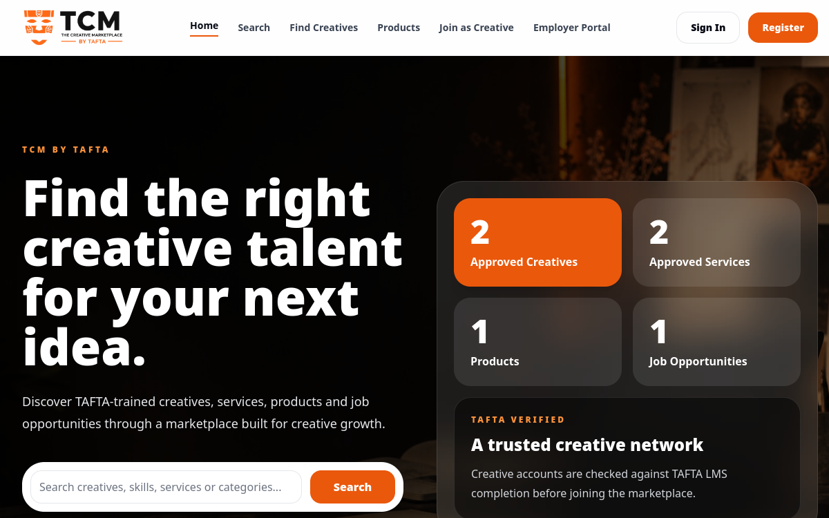 TCM The Creative Marketplace