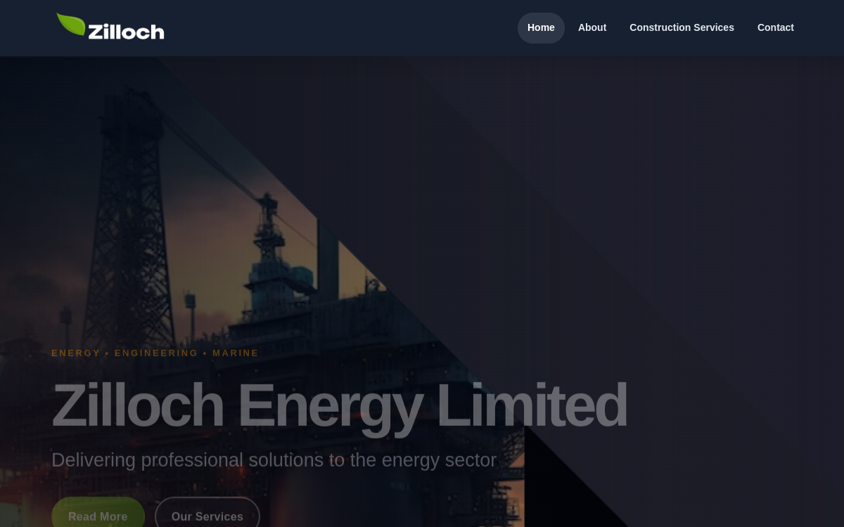 Zilloch Energy website